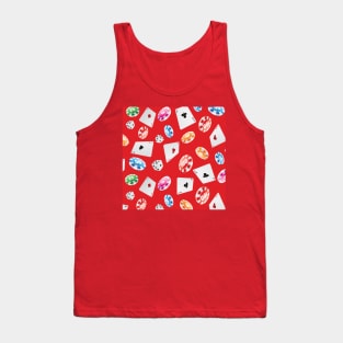 #casino #games #accessories #pattern 5 Tank Top